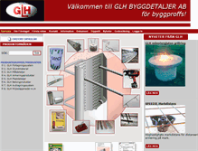 Tablet Screenshot of glh.se